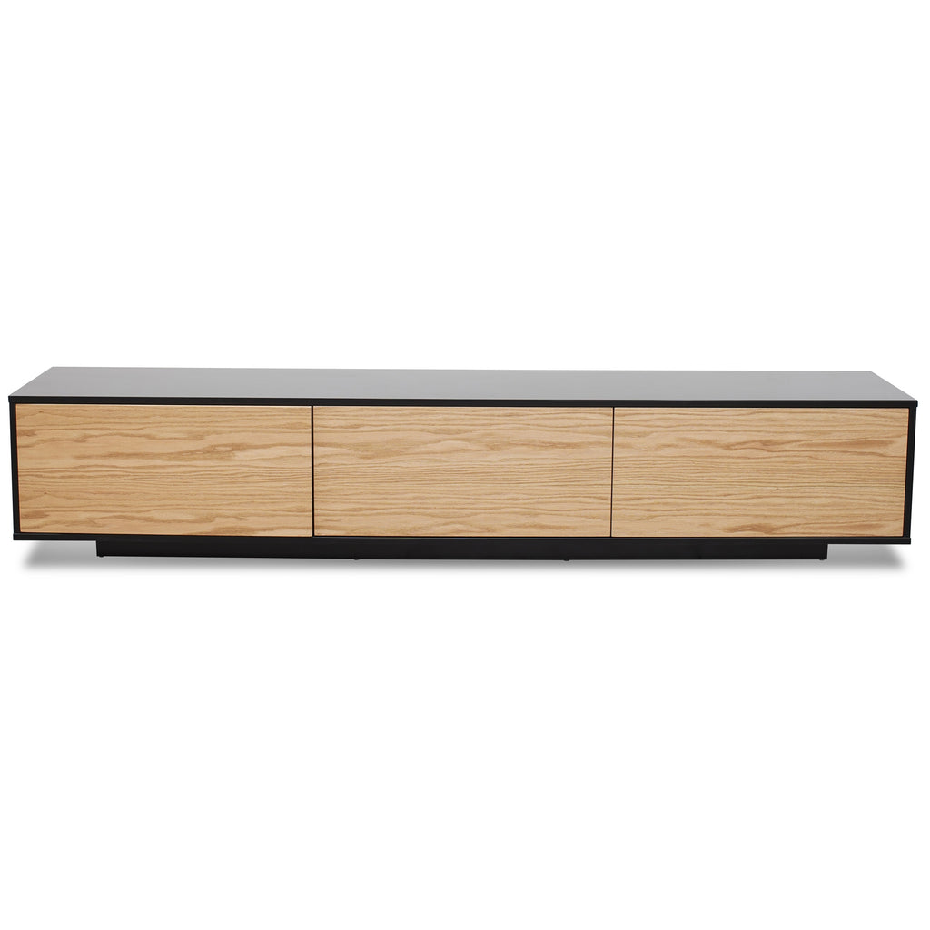 Black timber store tv unit