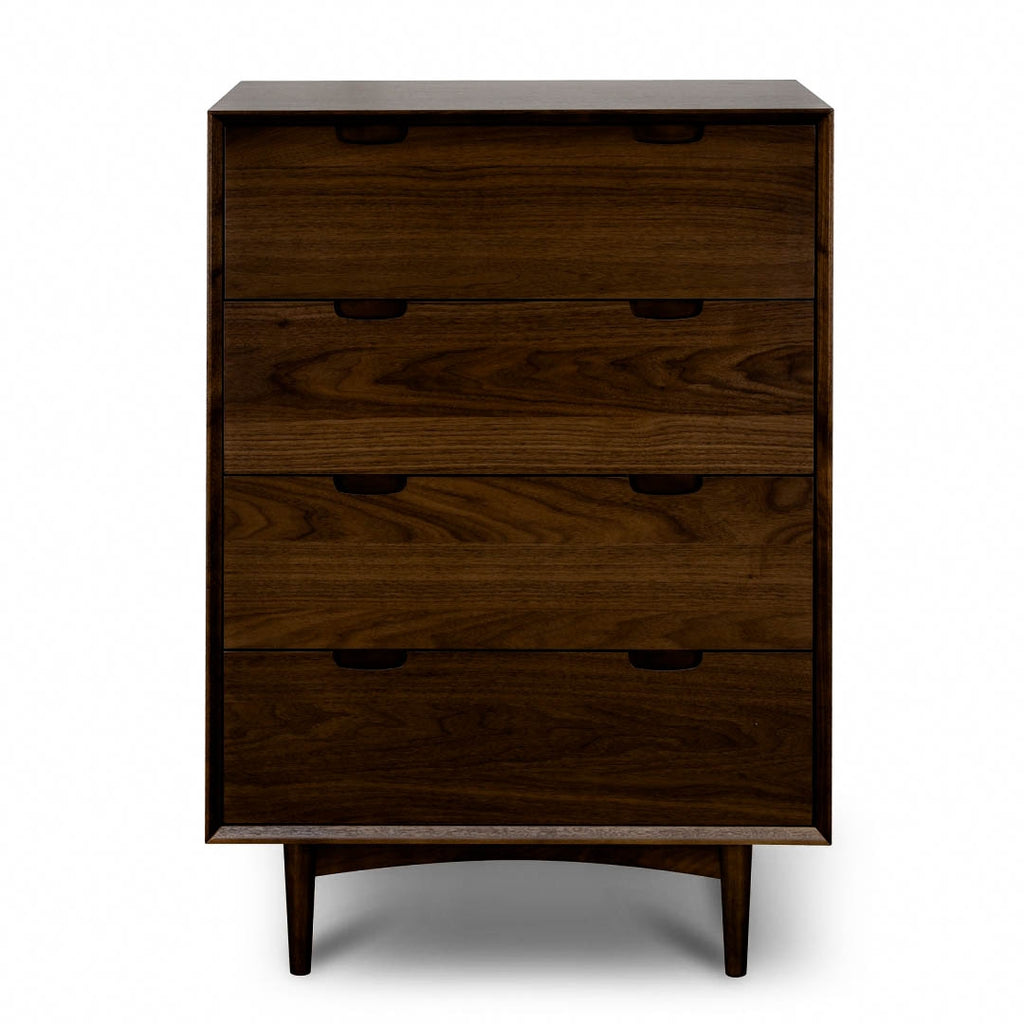 Siegel 4 drawer chest clearance walnut