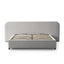 CBD10048-MI King Sized Bed Frame - Clay Grey with storage