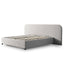 CBD10048-MI King Sized Bed Frame - Clay Grey with storage