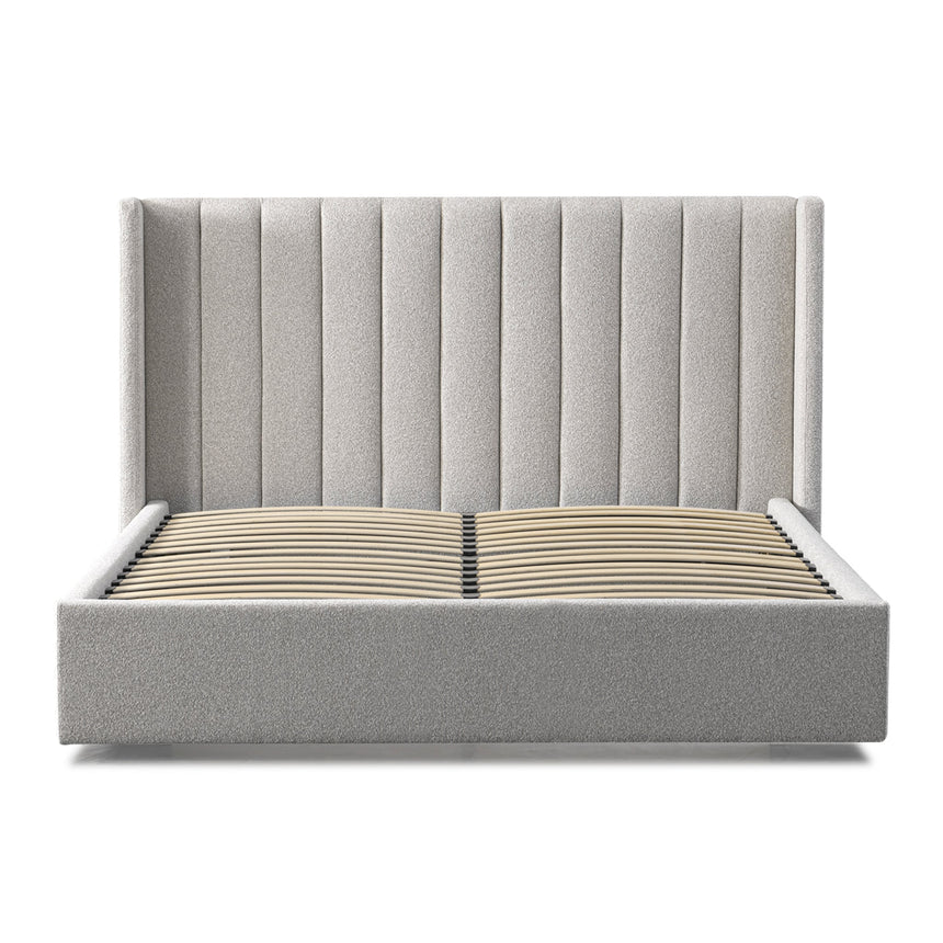 CBD10050-MI King Bed Frame - Wide Base in Clay Grey