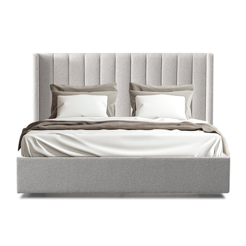 CBD10050-MI King Bed Frame - Wide Base in Clay Grey