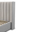 CBD10050-MI King Bed Frame - Wide Base in Clay Grey