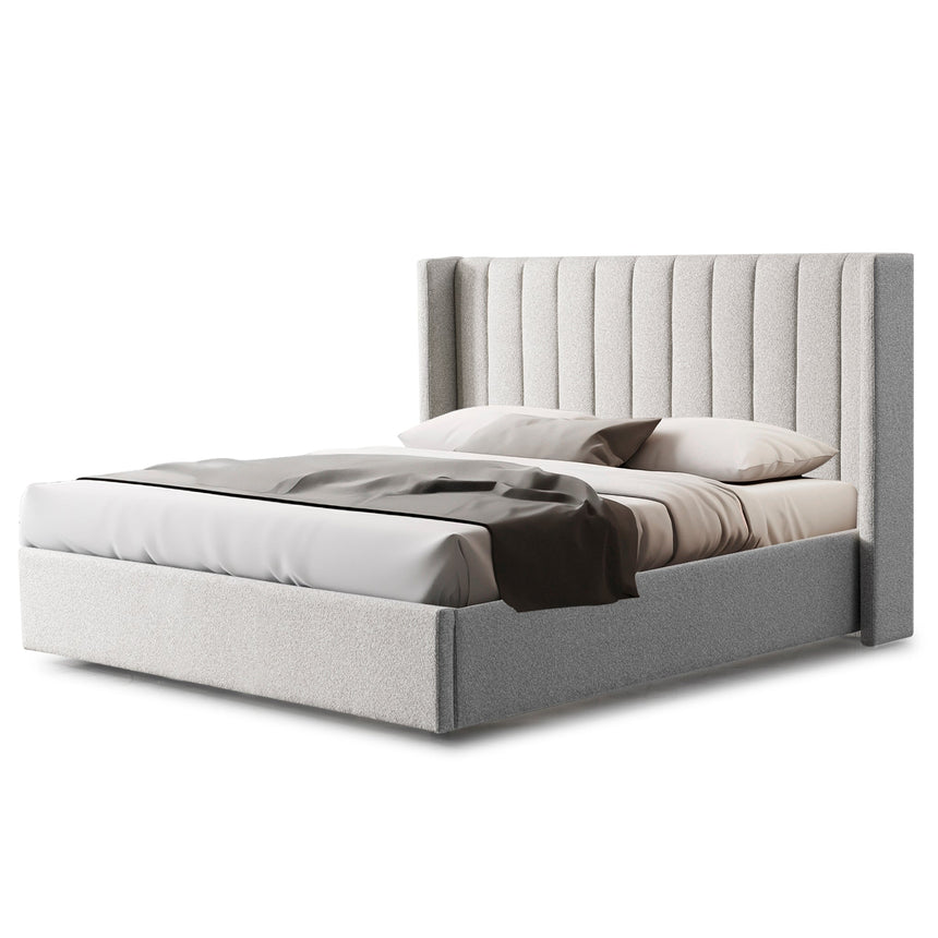 CBD10050-MI King Bed Frame - Wide Base in Clay Grey