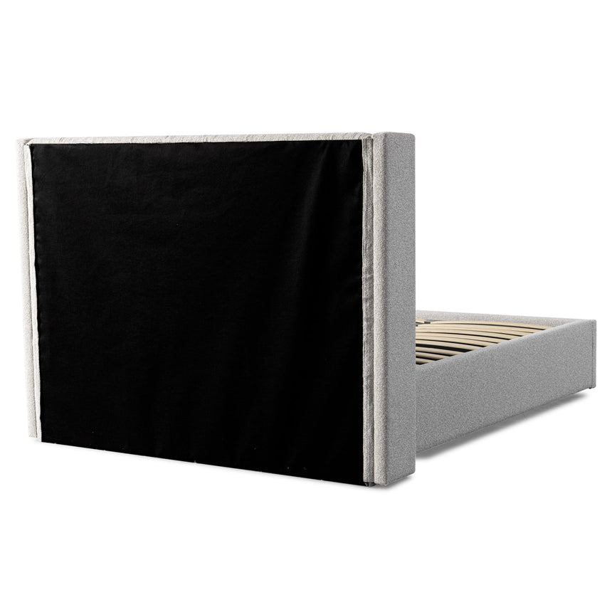 CBD10051-MI Queen Bed Frame - Wide Base in Clay Grey