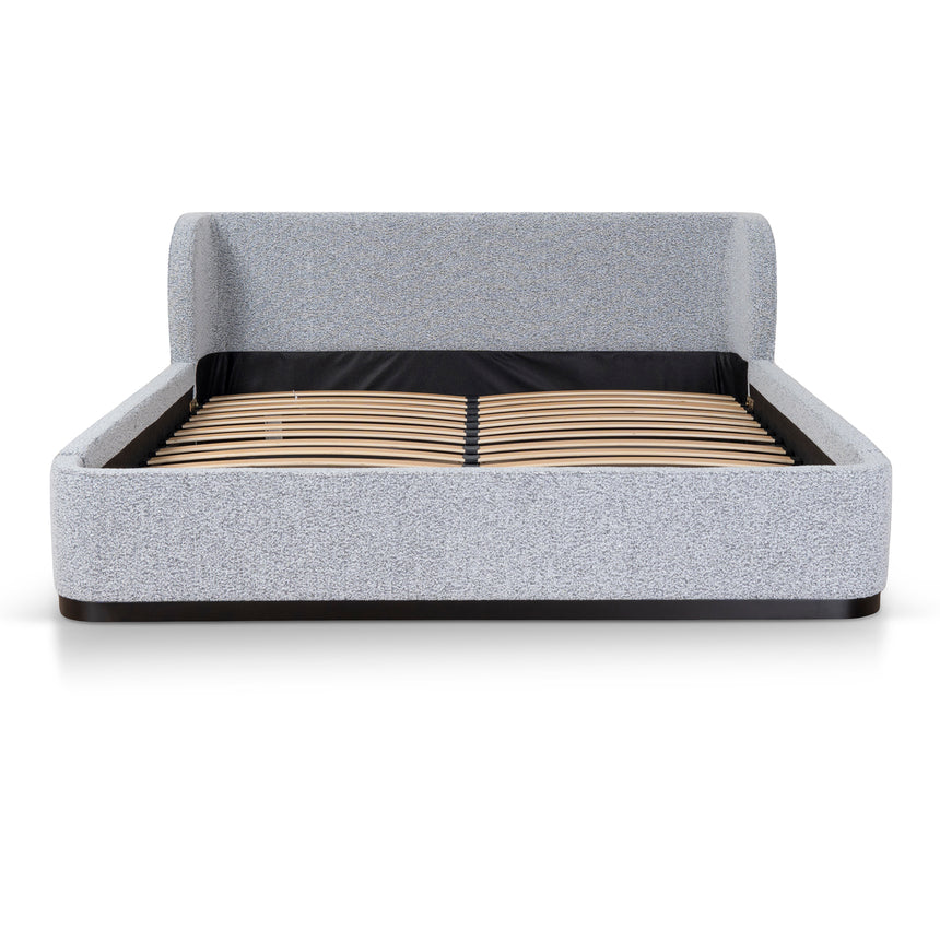 CBD8091-MI King Bed Frame - Dusty Pepper Boucle