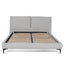 CBD8826-YO Fabric Queen Bed Frame - Clay Grey