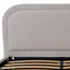 CBD8920-YO Fabric Queen Bed Frame - Clay Grey