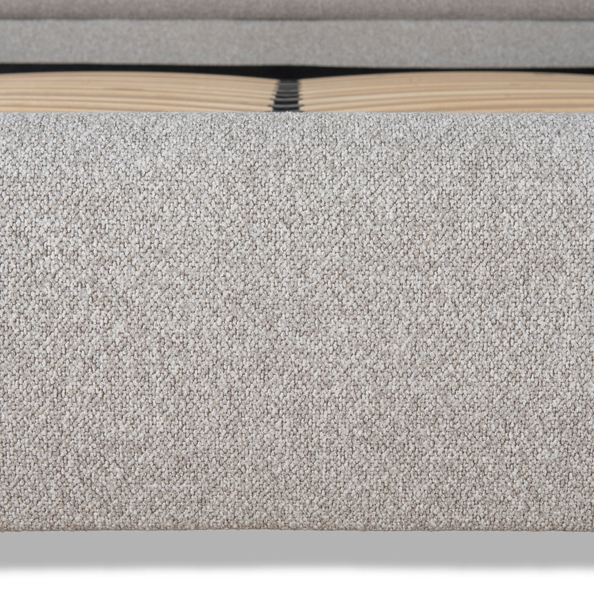 CBD8920-YO Fabric Queen Bed Frame - Clay Grey