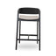 CBS10057-SD Black Bar Stool - Grey Seat