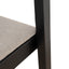 CBS10057-SD Black Bar Stool - Grey Seat