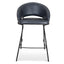 CBS10125-FH Fabric Bar Stool - Full Black