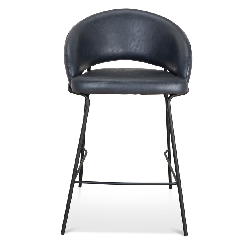 CBS10125-FH Fabric Bar Stool - Full Black