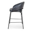 CBS10125-FH Fabric Bar Stool - Full Black