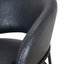 CBS10125-FH Fabric Bar Stool - Full Black