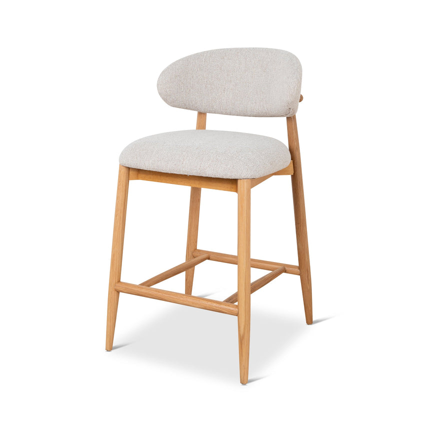 CDC10152-MY Coastal Beige Dining Chair - Walnut