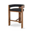 CBS10157-LJ Brown ELM Barstool - Black