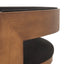 CBS10157-LJ Brown ELM Barstool - Black