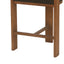 CBS10157-LJ Brown ELM Barstool - Black