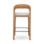 CBS10180-SD 65cm Natural Bar Stool - Beige (Set of 2)