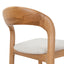 CBS10180-SD 65cm Natural Bar Stool - Beige (Set of 2)