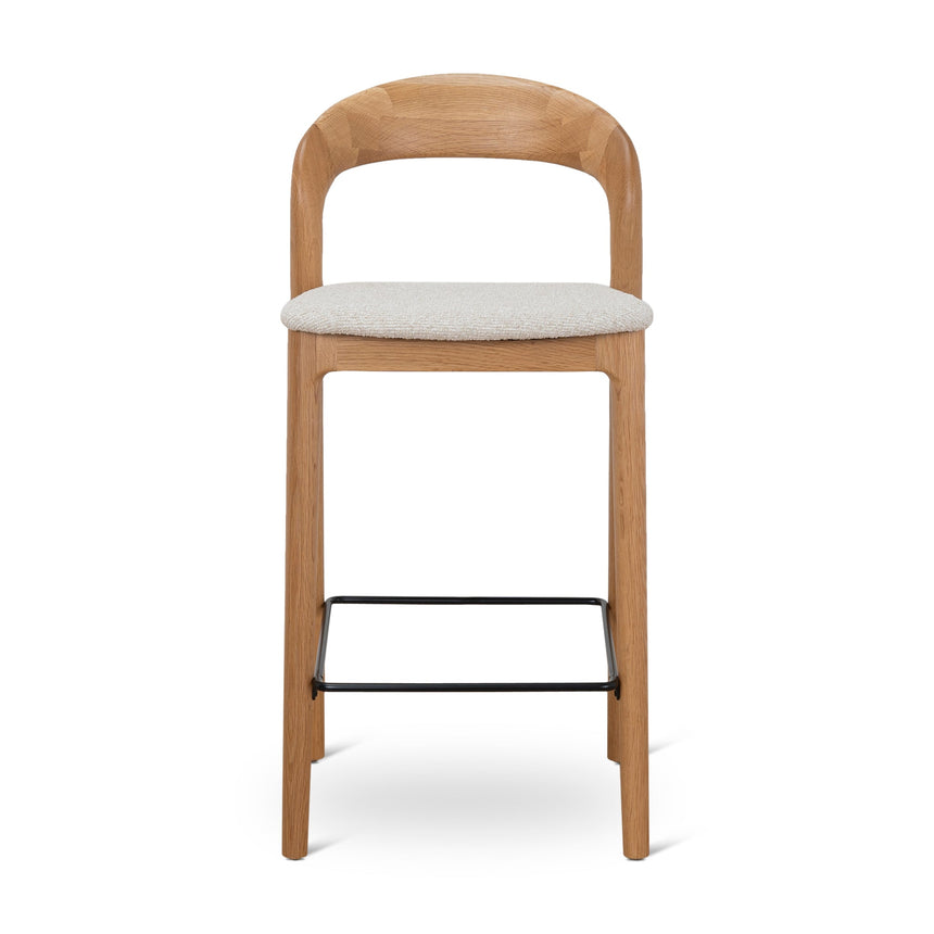 CBS10180-SD 65cm Natural Bar Stool - Beige (Set of 2)