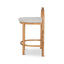 CBS10200-LJ 65cm Natural Bar Stool - Clay Grey