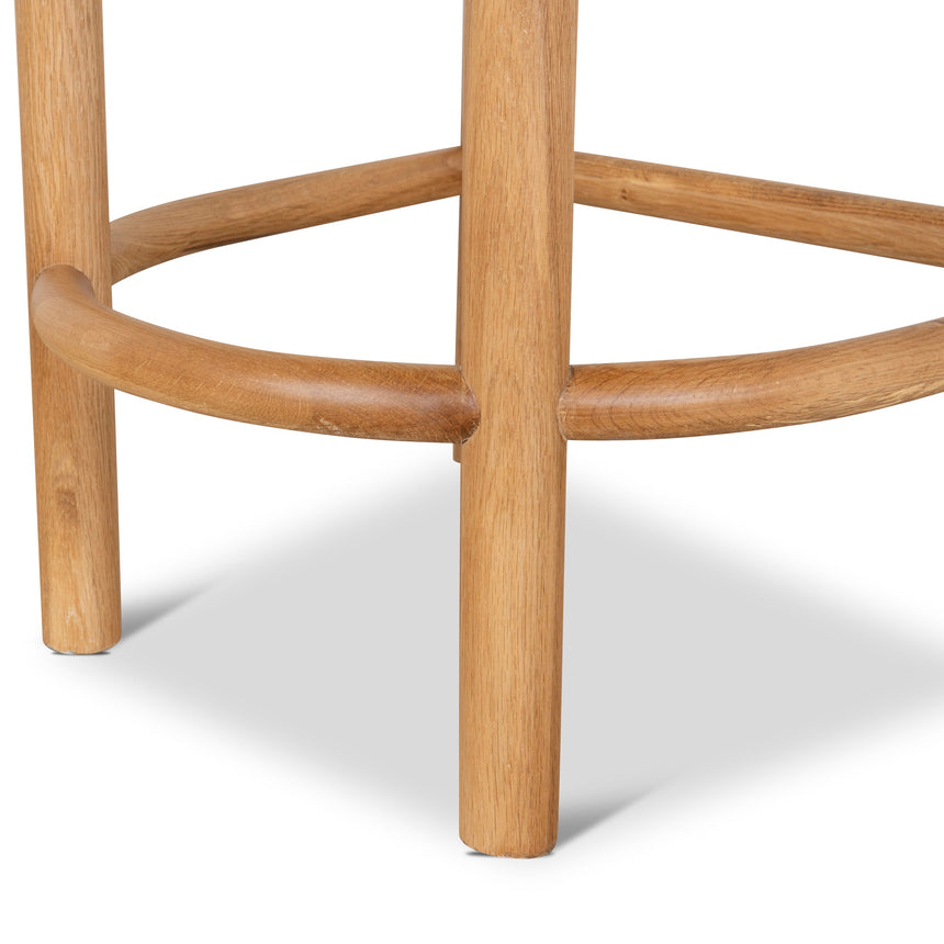 CBS10200-LJ 65cm Natural Bar Stool - Clay Grey