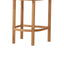 CBS10257-LJ 66cm Natural Bar Stool - Black Seat