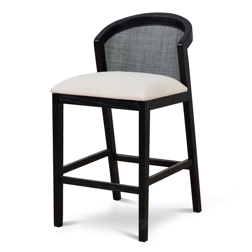 CDC10156-LJ Brown ELM Dining Chair - Black (Set of 2)