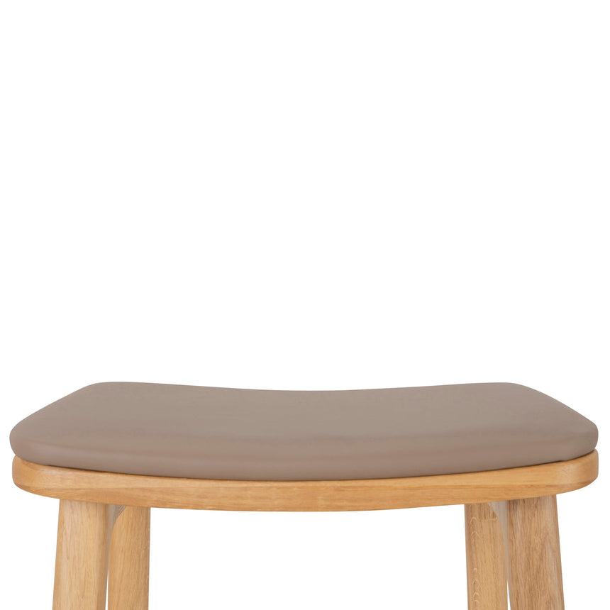 CBS8867-OW 67cm Natural Bar Stool - Tan Brown