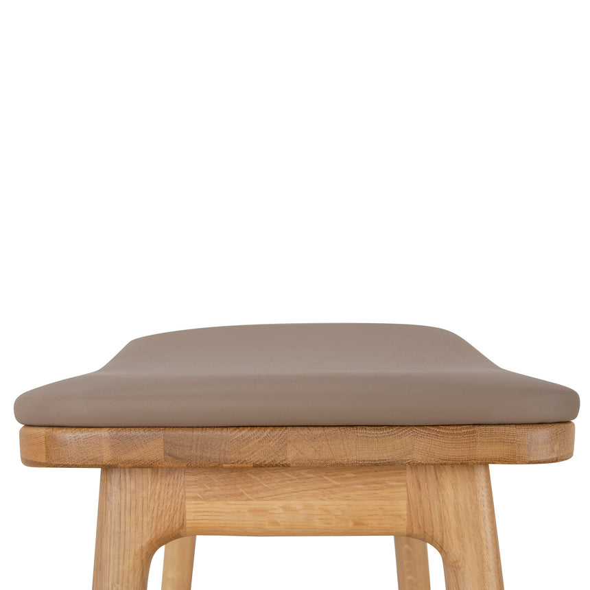 CBS8867-OW 67cm Natural Bar Stool - Tan Brown