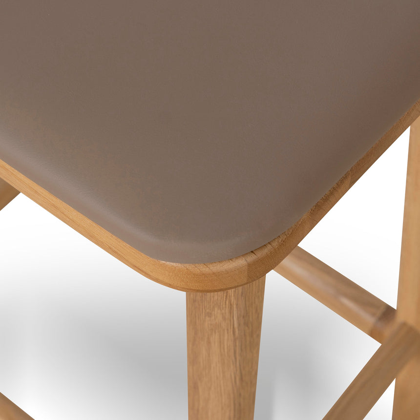 CBS8867-OW 67cm Natural Bar Stool - Tan Brown