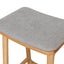 CBS8868-OW 67cm Natural Bar Stool - Grey