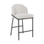 Ex Display - CBS8905-ST 65cm Bar Stool - Pearl Grey Boucle