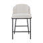 Ex Display - CBS8905-ST 65cm Bar Stool - Pearl Grey Boucle