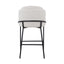 Ex Display - CBS8905-ST 65cm Bar Stool - Pearl Grey Boucle