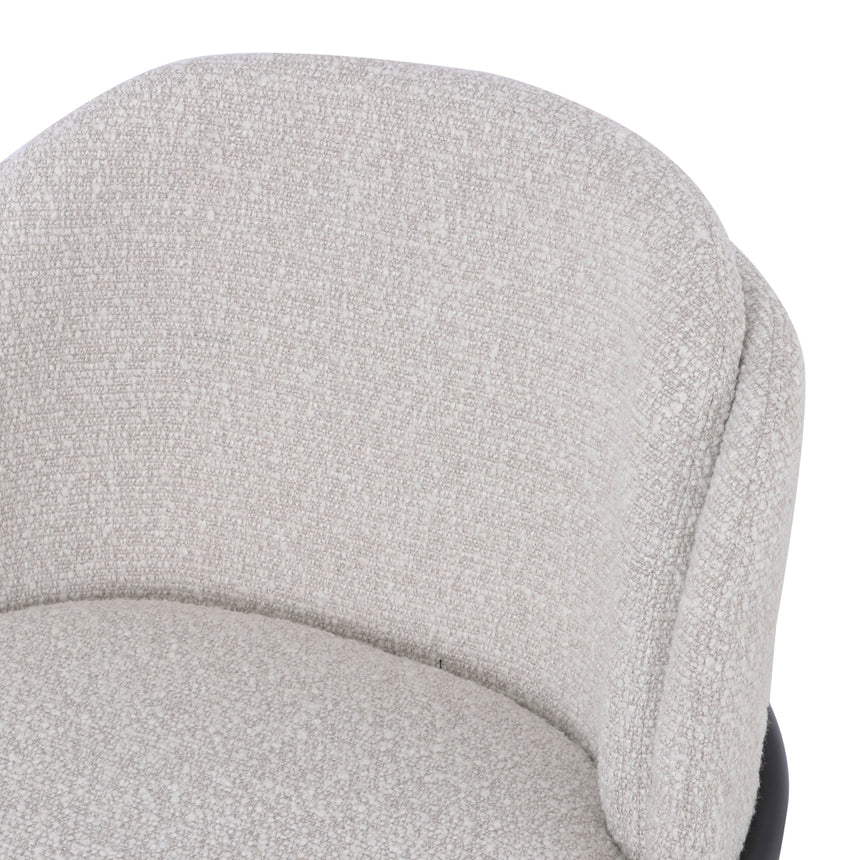 Ex Display - CBS8905-ST 65cm Bar Stool - Pearl Grey Boucle