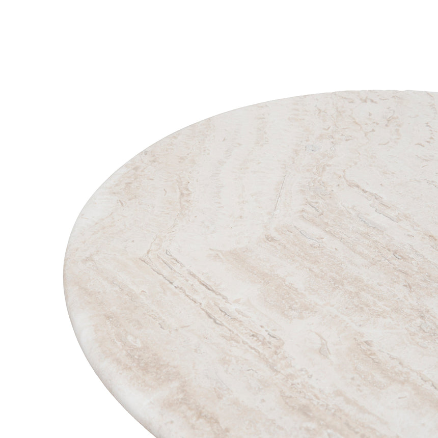 CCF10058-DW Nested Travertine Coffee Table - White