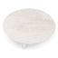 CCF10058-DW Nested Travertine Coffee Table - White