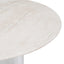 CCF10058-DW Nested Travertine Coffee Table - White