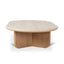 CCF10119-NI 1.2m Oval Travertine Coffee Table - Natural