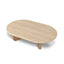 CCF10119-NI 1.2m Oval Travertine Coffee Table - Natural