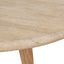 CCF10119-NI 1.2m Oval Travertine Coffee Table - Natural