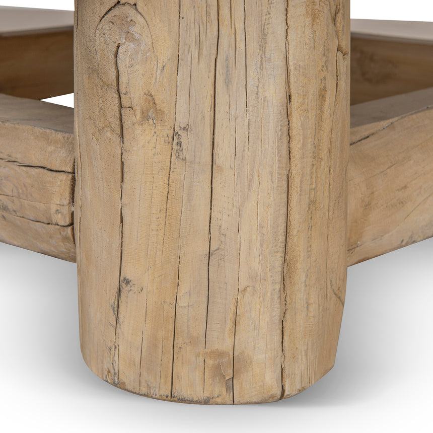 CCF8657-NA 100cm Elm Round Coffee Table - Natural