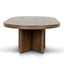 CCF8705-VA 1.3m Pill Shape Coffee Table - Caramel Oak