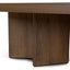 CCF8705-VA 1.3m Pill Shape Coffee Table - Caramel Oak