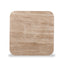 CCF8717-RB 90cm Travertine Top Coffee Table - Walnut