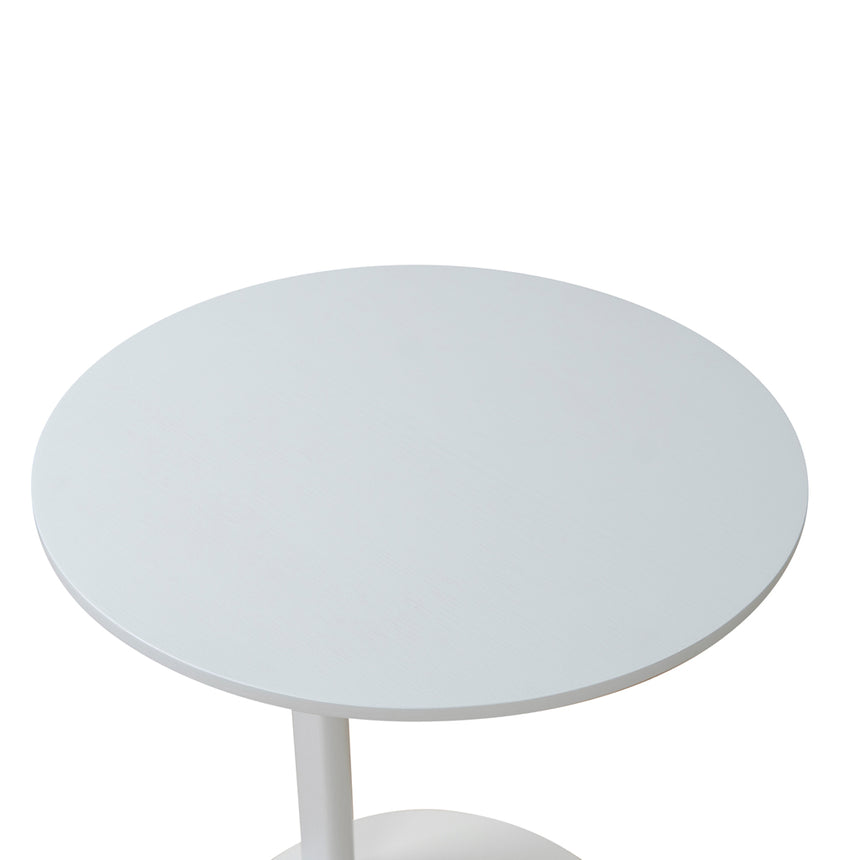 CCF8962-SU 50cm Wooden Side Table - Full White