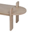 CDB10114-NI 1.6m Light Natural Elm Bench - Natural Linen